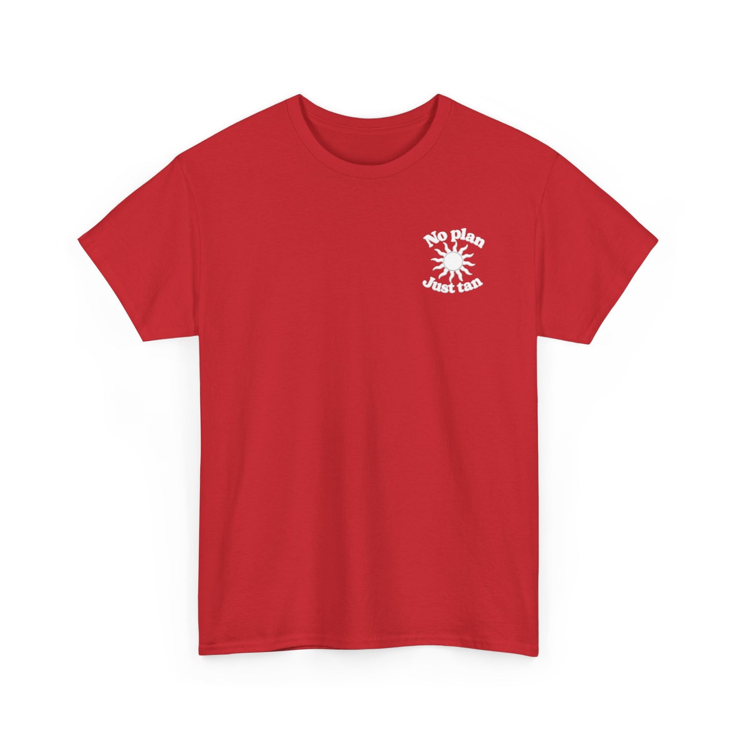 No Plan. Just Tan. | Beach & Lake Life Graphic T-Shirt