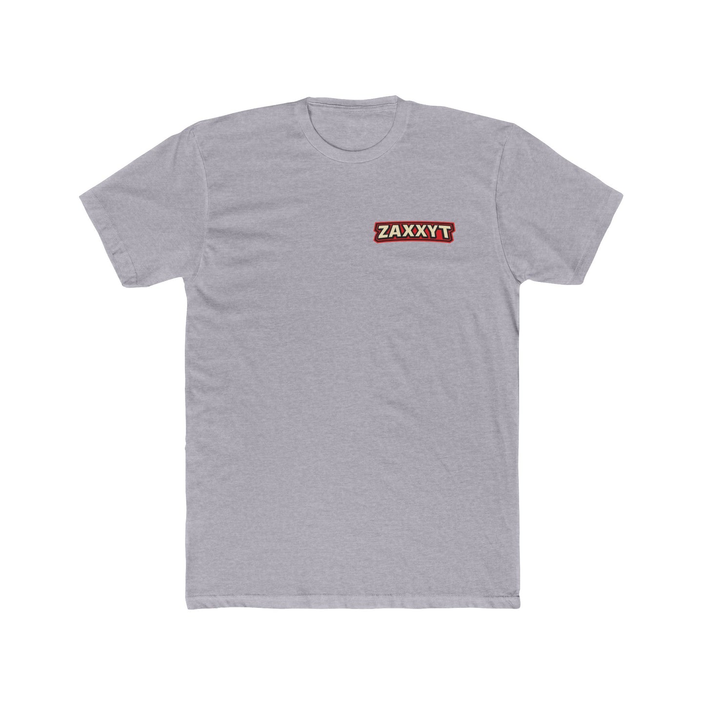 Zaxxyt Gamer Logo T-Shirt | Cartoon Avatar Back Print