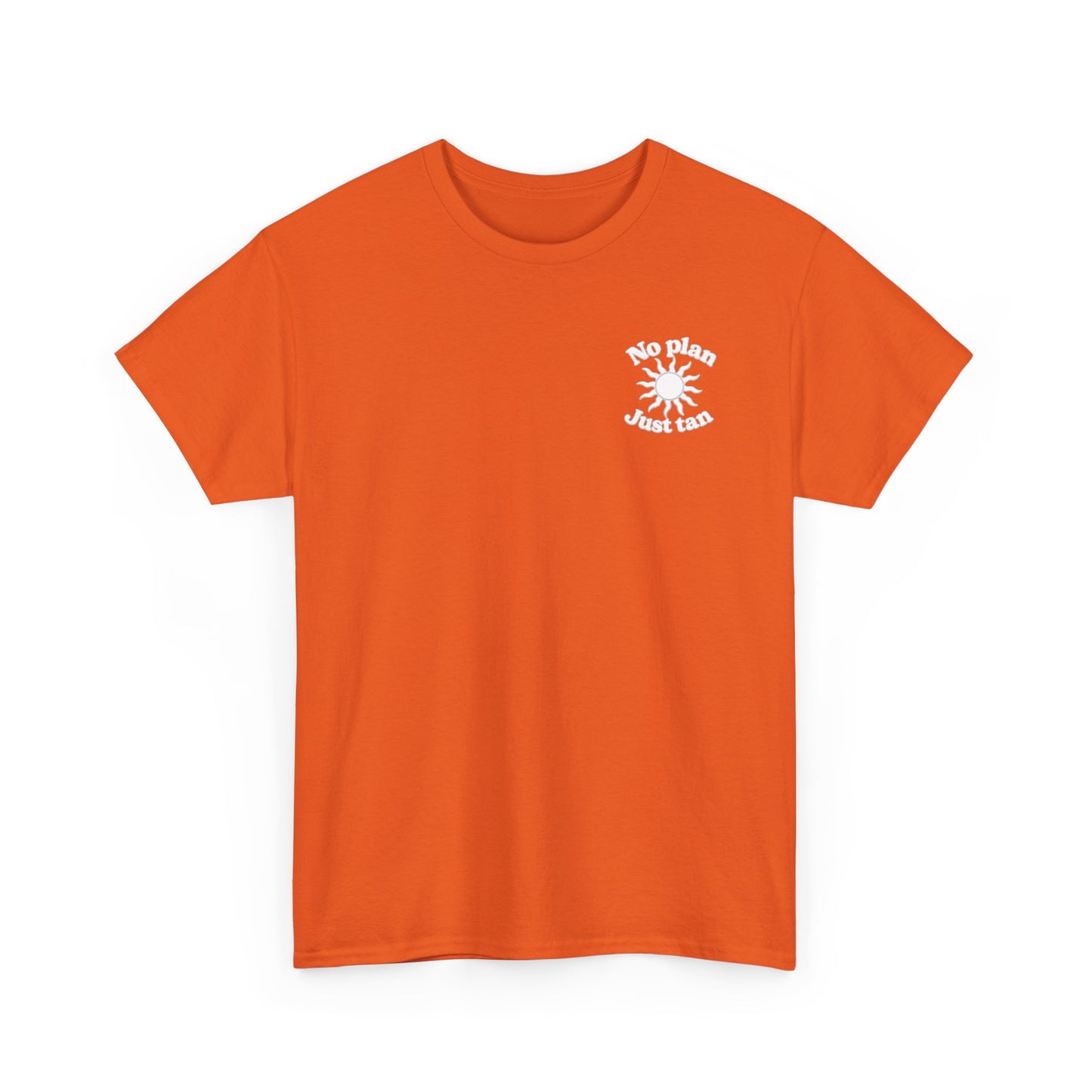 No Plan. Just Tan. | Beach & Lake Life Graphic T-Shirt
