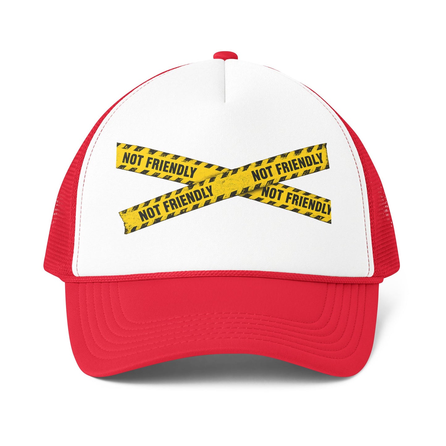 Not Friendly Foam Trucker Hat | Classic Mesh Snapback