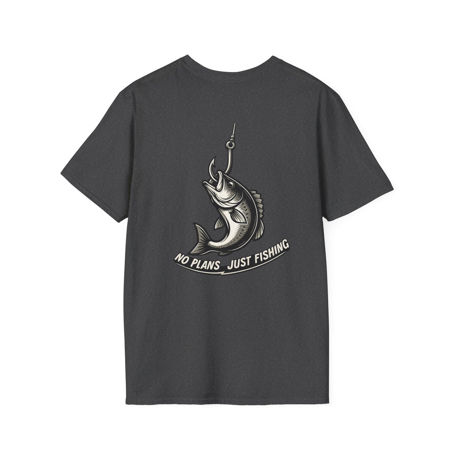 No Plans. Just Fishing. T-Shirt | Bass Fishing Graphic Tee