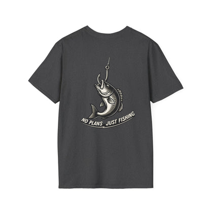 No Plans. Just Fishing. T-Shirt | Bass Fishing Graphic Tee