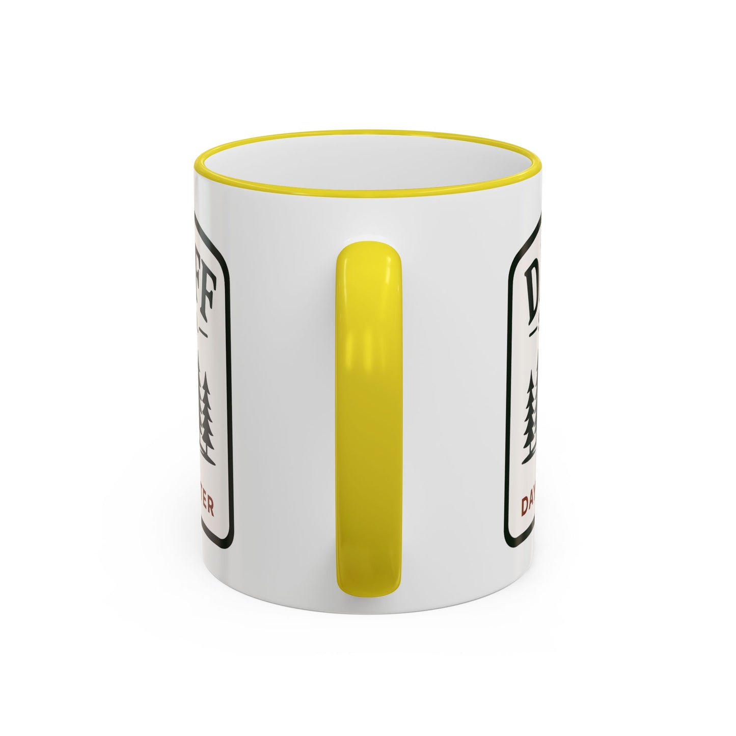 Day Off Supply Co. Accent Coffee Mug | Logo Campfire Mug (11oz & 15oz)