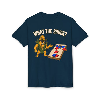 What the Shuck | Funny Cornhole T-Shirt