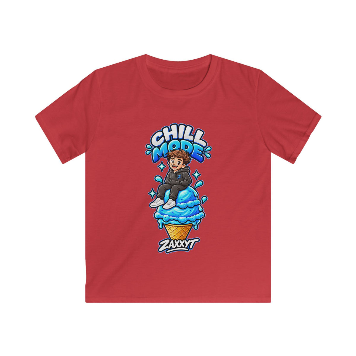 Chill Mode | Zaxxyt Kids Graphic T-Shirt