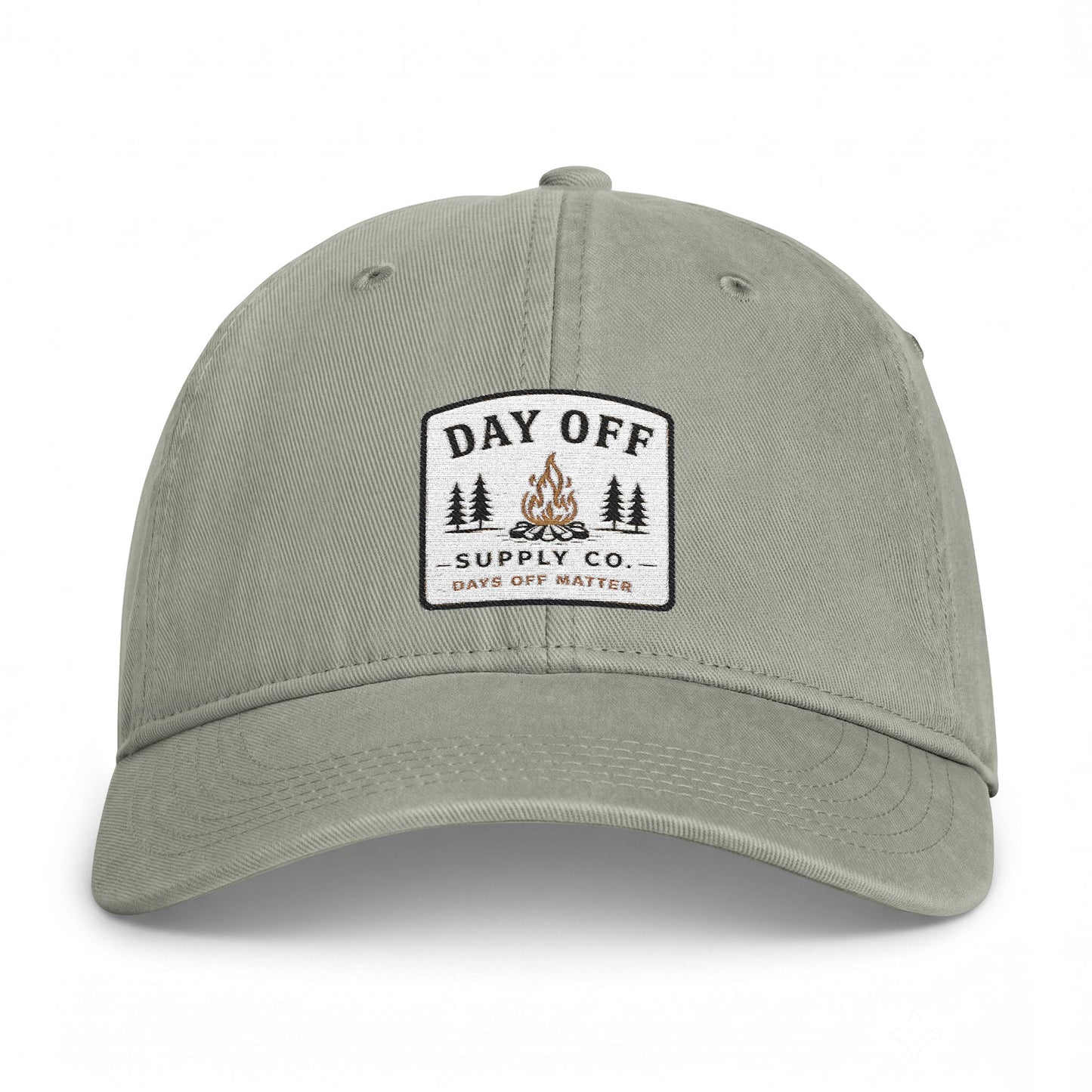 Day Off Campfire Hat — Washed Coastal Baseball Cap