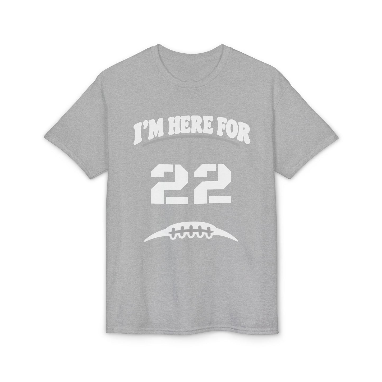 I’m Here For [Number] | Personalized Football Parent T-Shirt