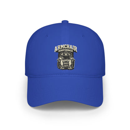 Armchair Quarterback Low Profile Baseball Cap | Football Fan Hat
