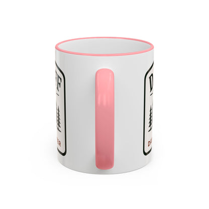 Day Off Supply Co. Accent Coffee Mug | Logo Campfire Mug (11oz & 15oz)
