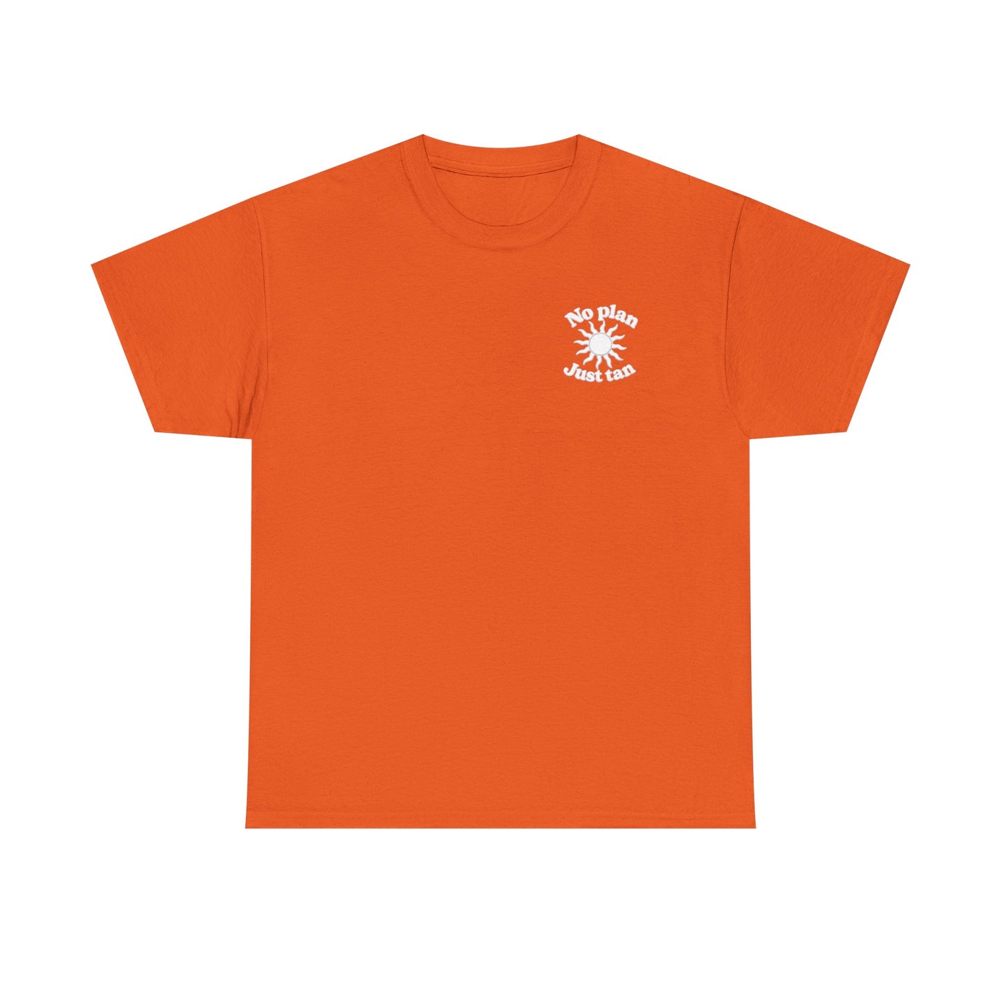 No Plan. Just Tan. | Beach & Lake Life Graphic T-Shirt