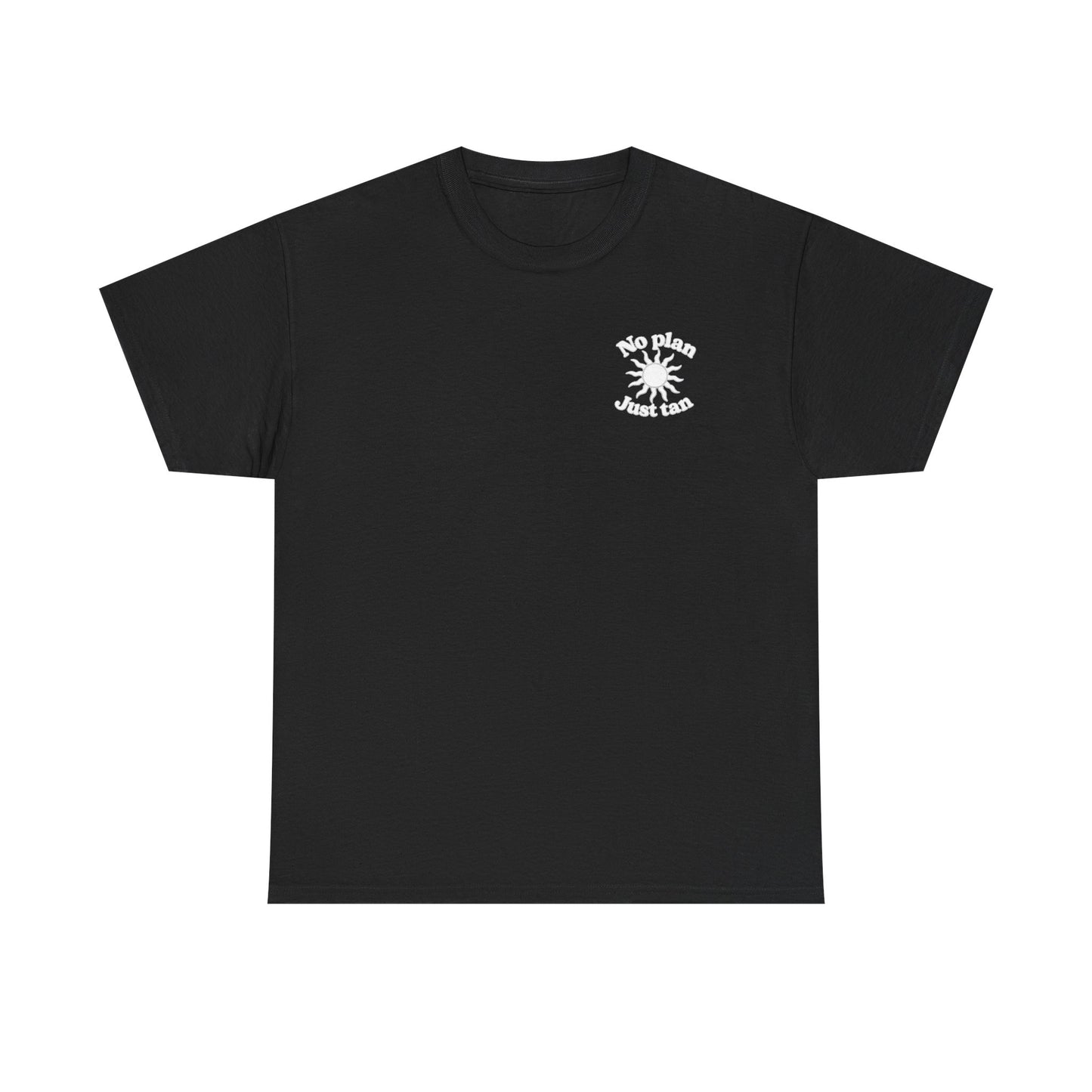 No Plan. Just Tan. | Beach & Lake Life Graphic T-Shirt