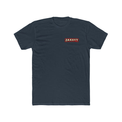 Zaxxyt Gamer Logo T-Shirt | Cartoon Avatar Back Print