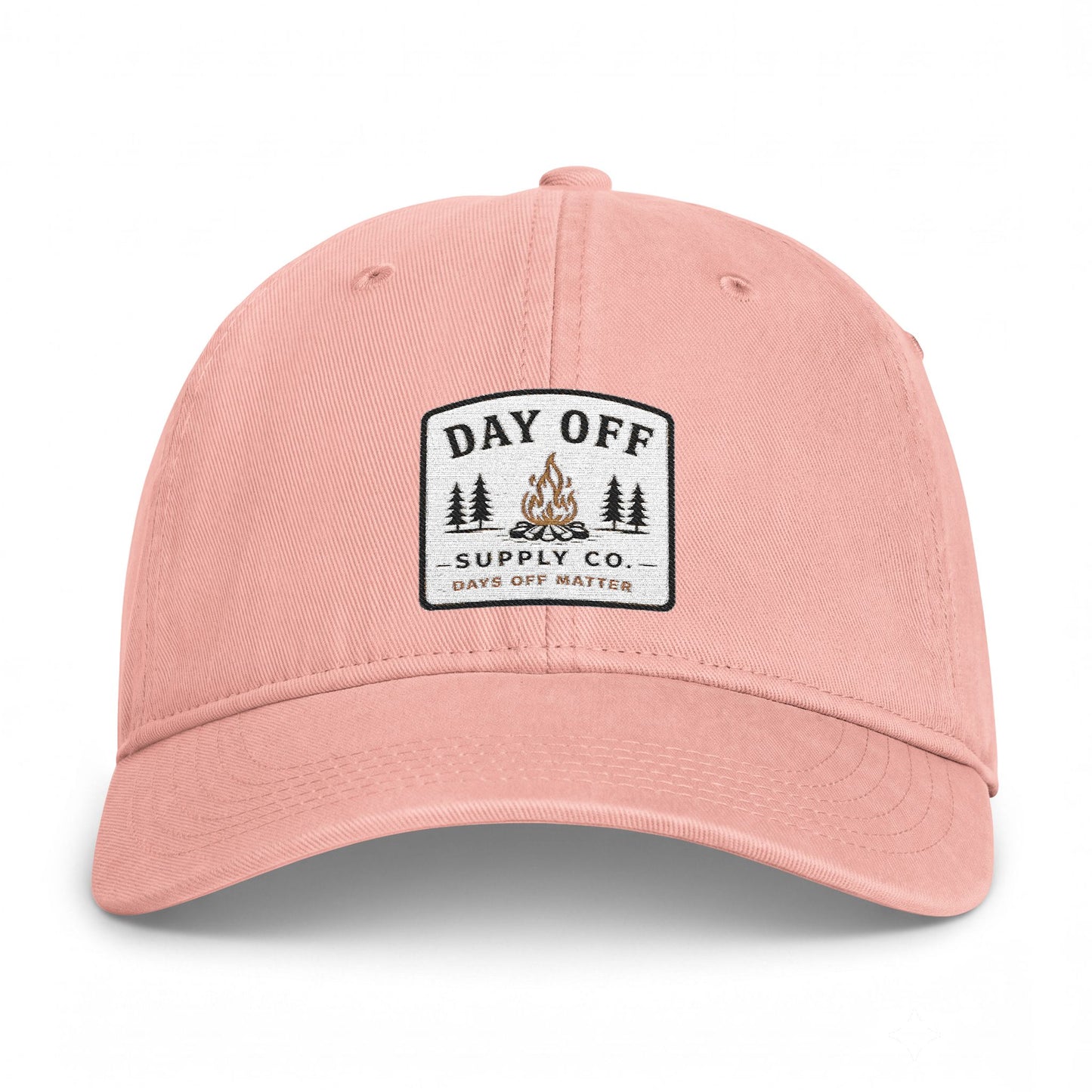 Day Off Campfire Hat — Washed Coastal Baseball Cap