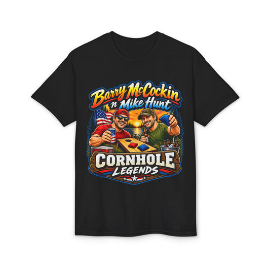 Barry McCockin ’n Mike Hunt | Cornhole Legends T-Shirt