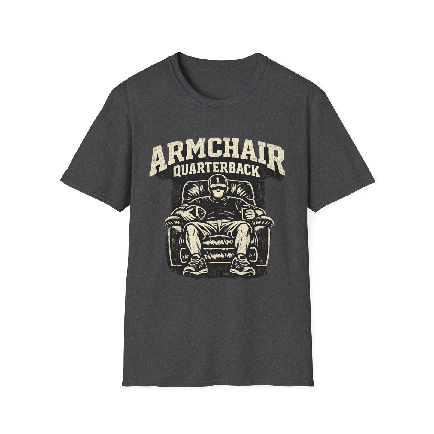 Armchair Quarterback T-Shirt | Funny Football Fan Graphic Tee