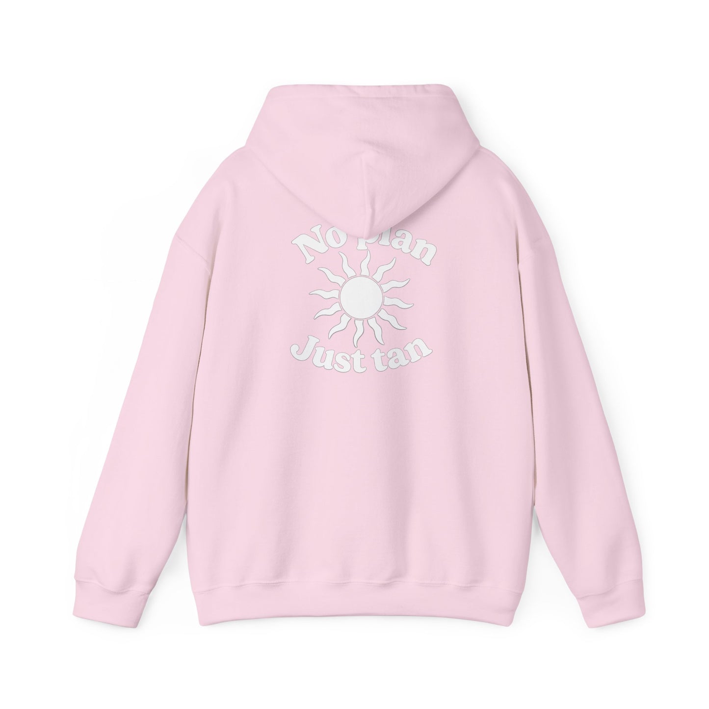 No Plans. Just Tan. Hoodie | Beach Graphic Pullover Hoodie