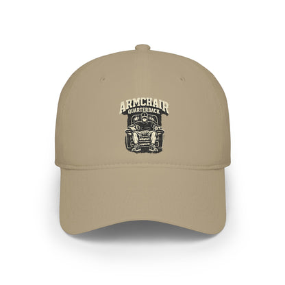 Armchair Quarterback Low Profile Baseball Cap | Football Fan Hat