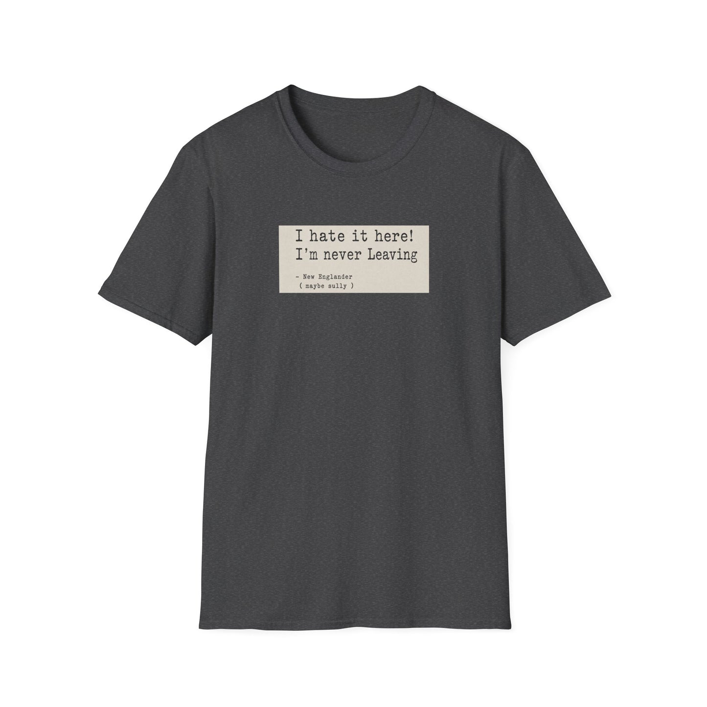 I Hate It Here. I'm Never Leaving. | New England Weather T-Shirt