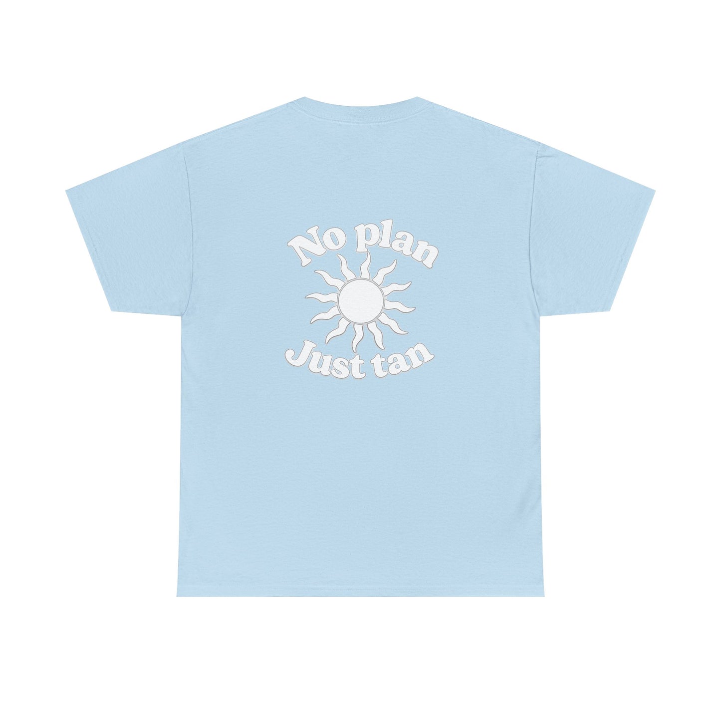 No Plan. Just Tan. | Beach & Lake Life Graphic T-Shirt