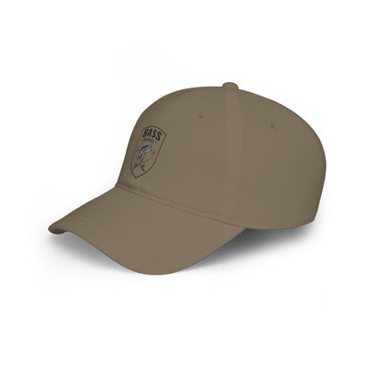 Bass Patrol Low Profile Baseball Cap | Fishing Logo Hat