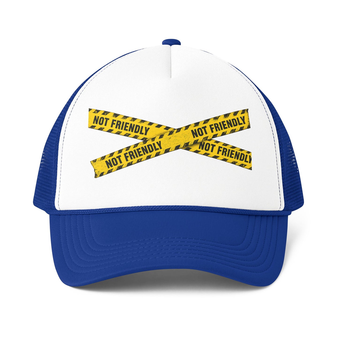 Not Friendly Foam Trucker Hat | Classic Mesh Snapback