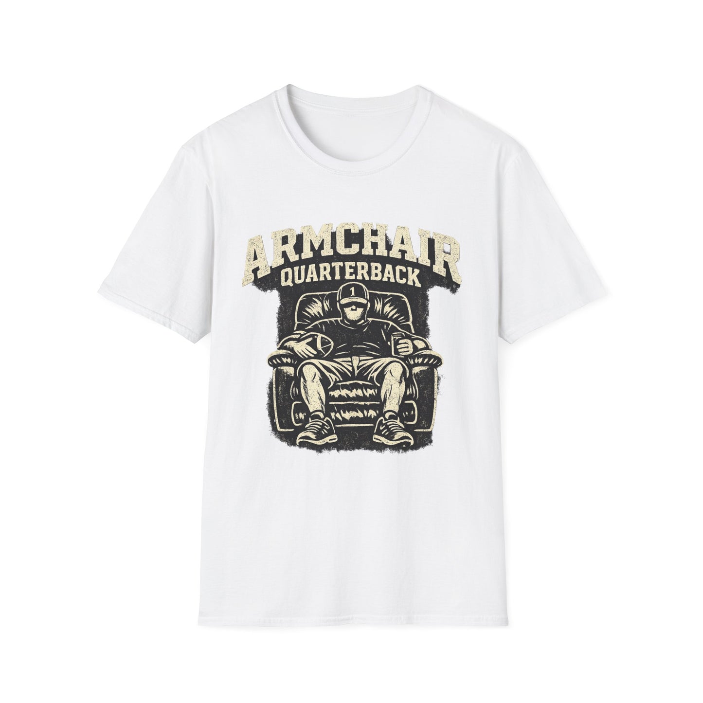 Armchair Quarterback T-Shirt | Funny Football Fan Graphic Tee