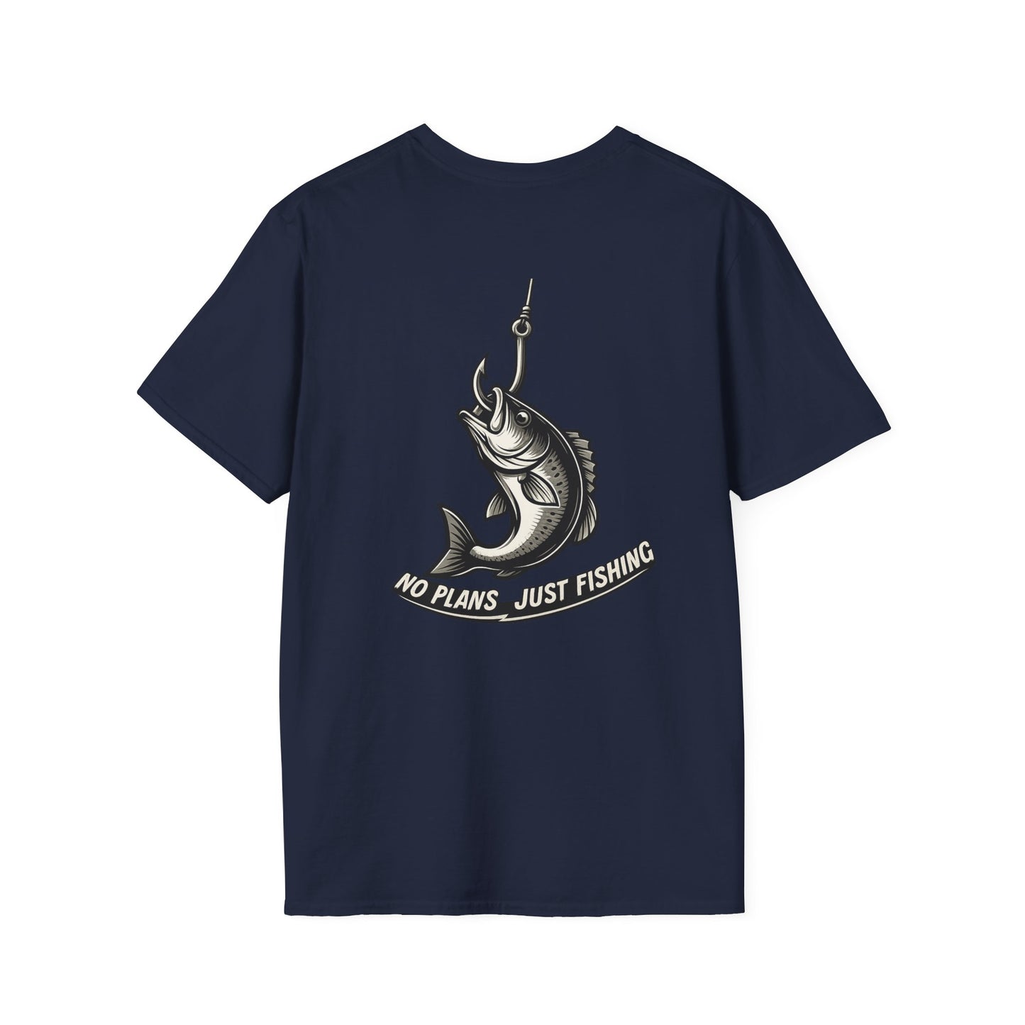 No Plans. Just Fishing. T-Shirt | Bass Fishing Graphic Tee