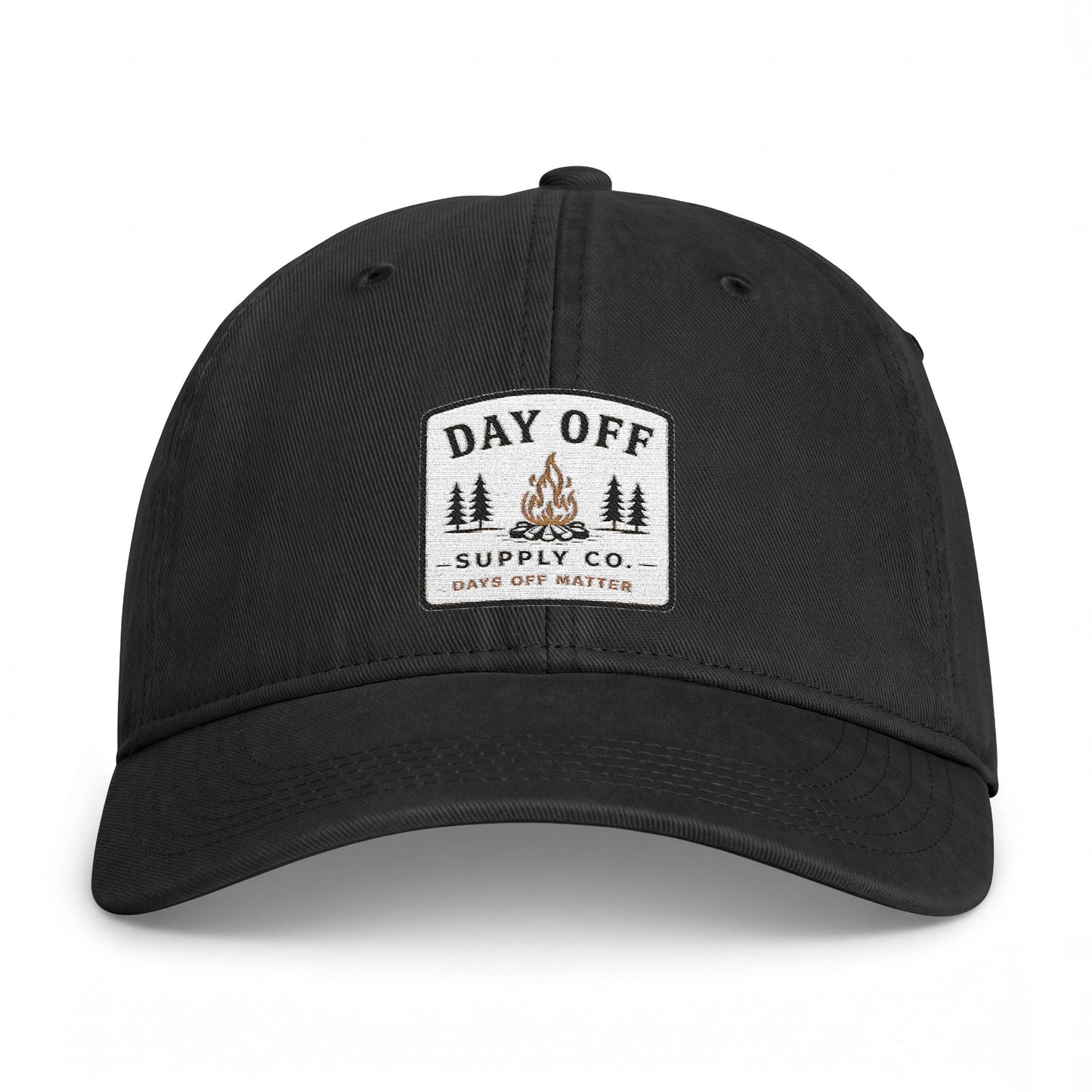 Day Off Campfire Hat — Washed Coastal Baseball Cap