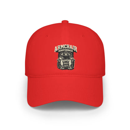 Armchair Quarterback Low Profile Baseball Cap | Football Fan Hat