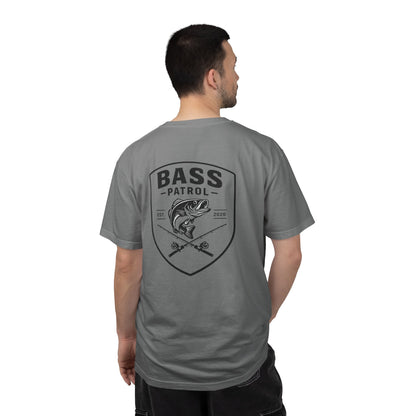 Bass Patrol Fishing Badge T-Shirt | Bass Fishing Shirt
