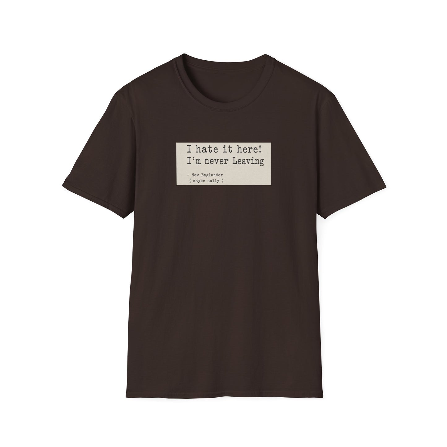I Hate It Here. I'm Never Leaving. | New England Weather T-Shirt
