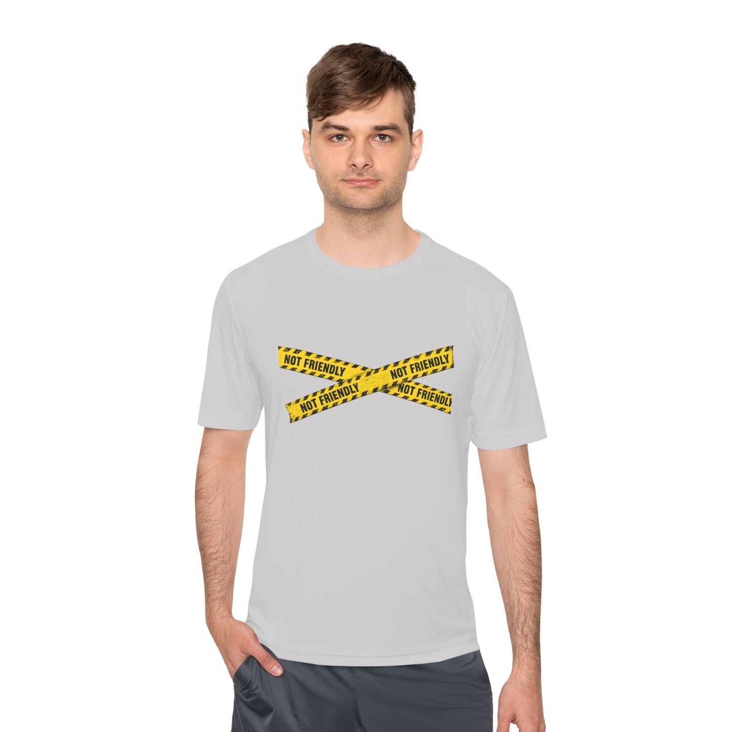 Not Friendly Performance T-Shirt | Moisture-Wicking Graphic Tee