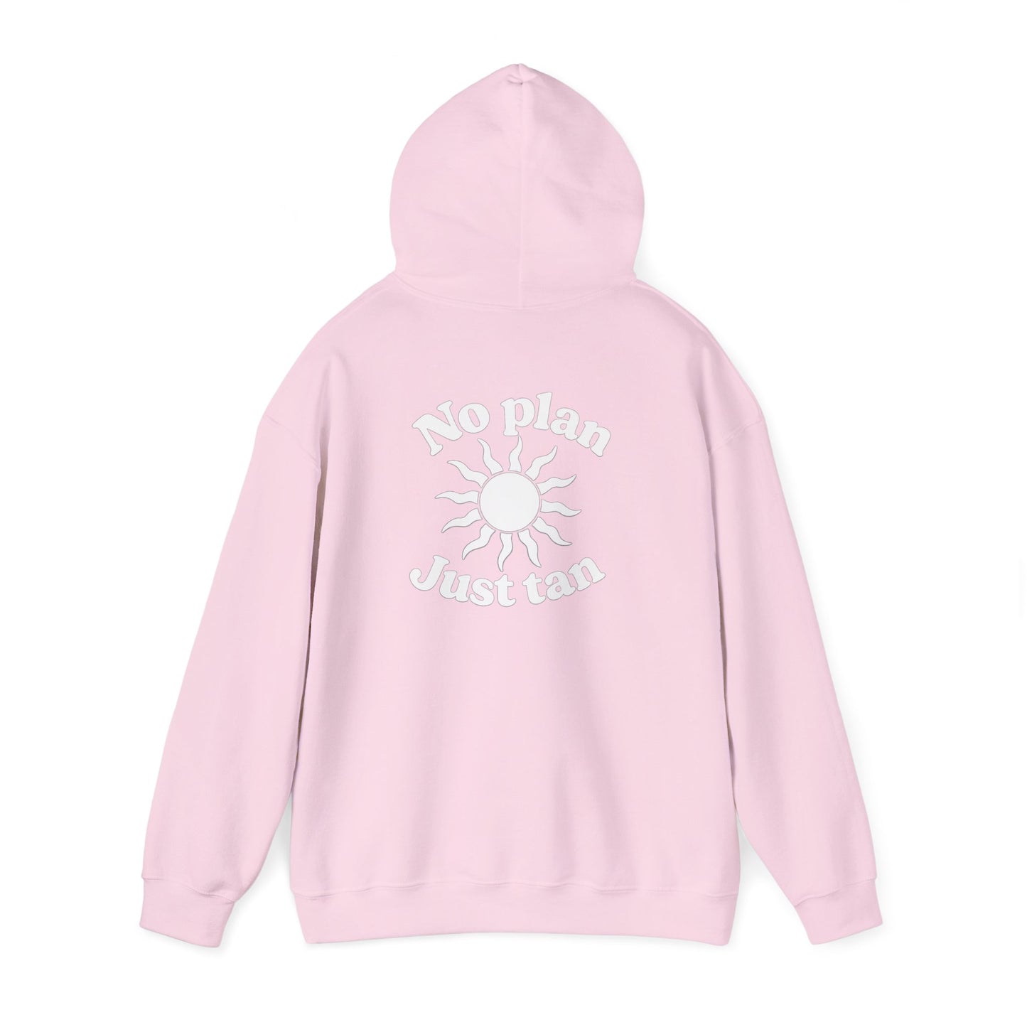No Plans. Just Tan. Hoodie | Beach Graphic Pullover Hoodie