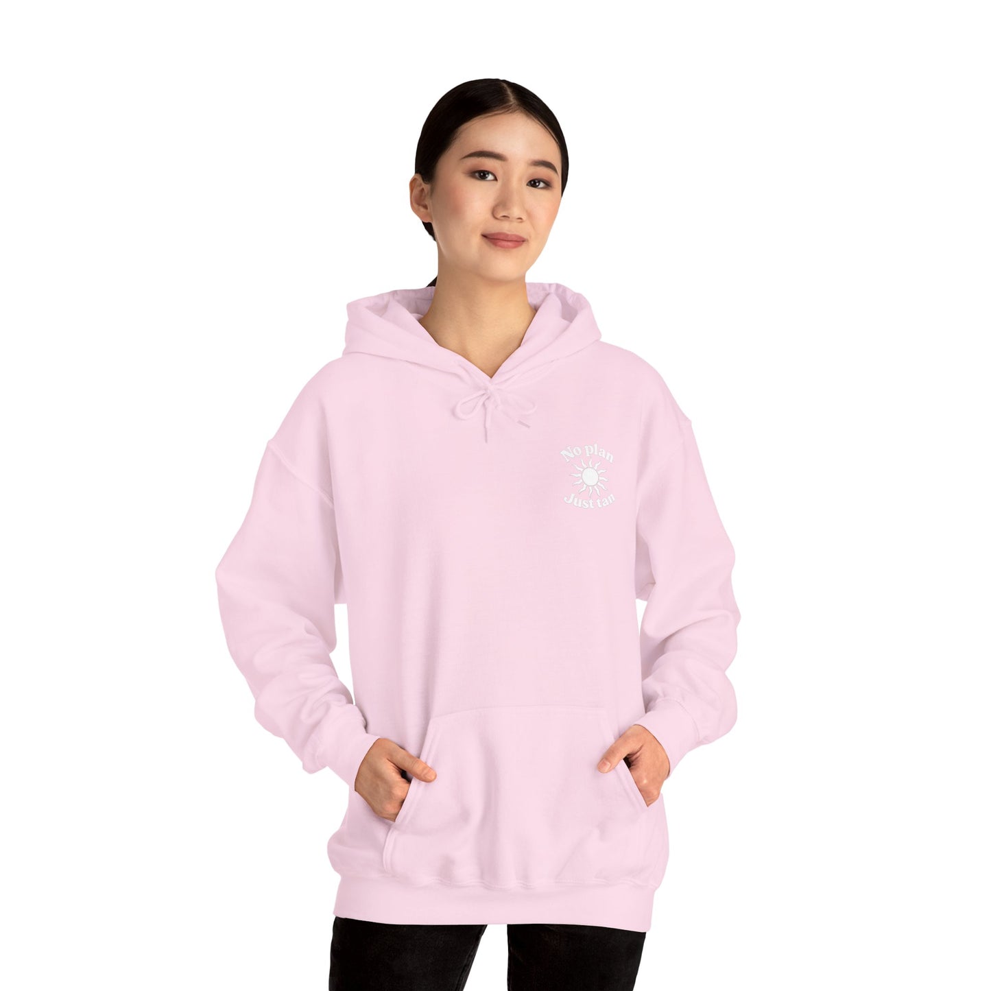 No Plans. Just Tan. Hoodie | Beach Graphic Pullover Hoodie