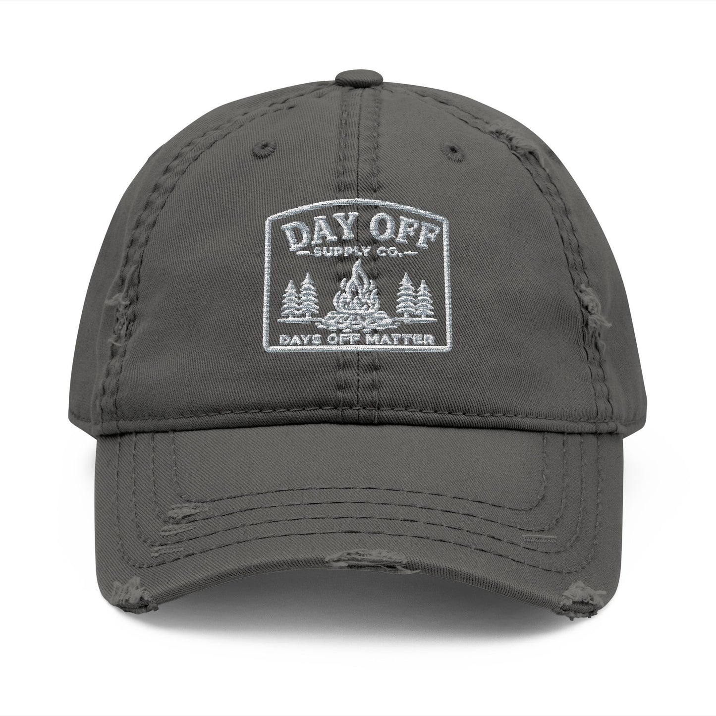 Day Off Supply Co. Distressed Dad Hat | Embroidered Vintage Cap