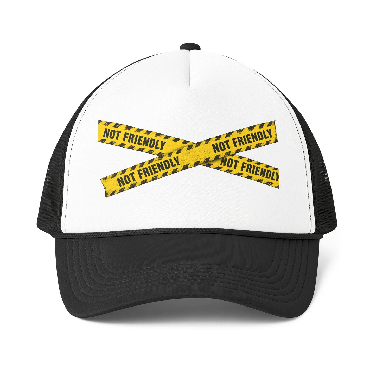 Not Friendly Foam Trucker Hat | Classic Mesh Snapback