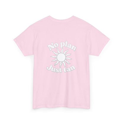No Plan. Just Tan. | Beach & Lake Life Graphic T-Shirt