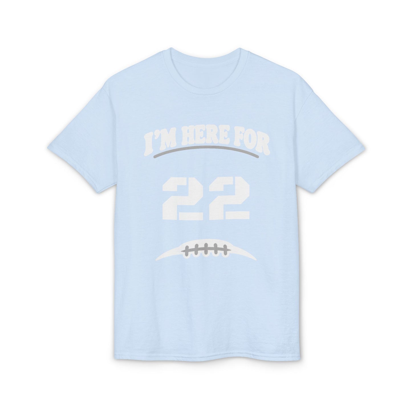 I’m Here For [Number] | Personalized Football Parent T-Shirt