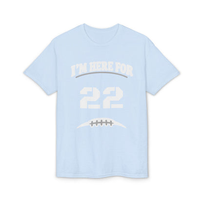 I’m Here For [Number] | Personalized Football Parent T-Shirt