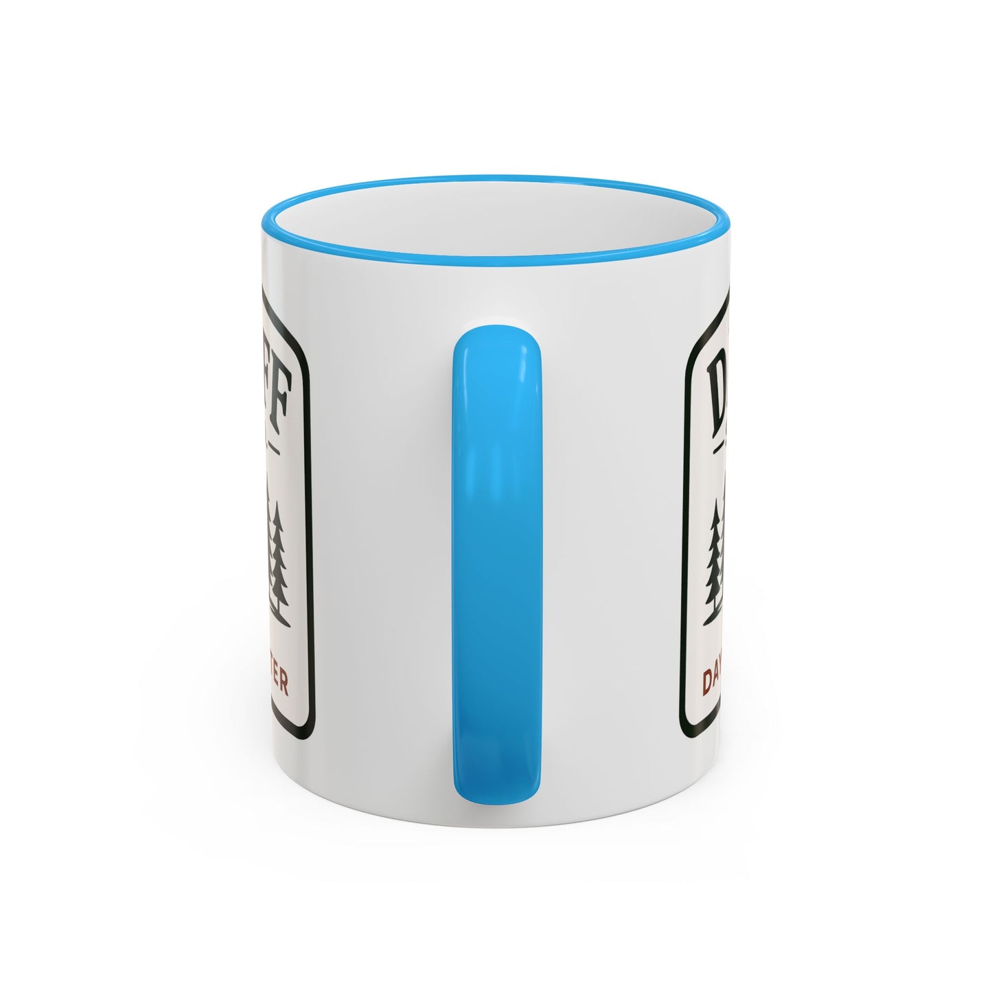 Day Off Supply Co. Accent Coffee Mug | Logo Campfire Mug (11oz & 15oz)