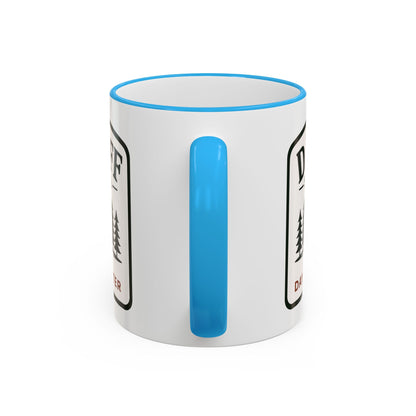 Day Off Supply Co. Accent Coffee Mug | Logo Campfire Mug (11oz & 15oz)