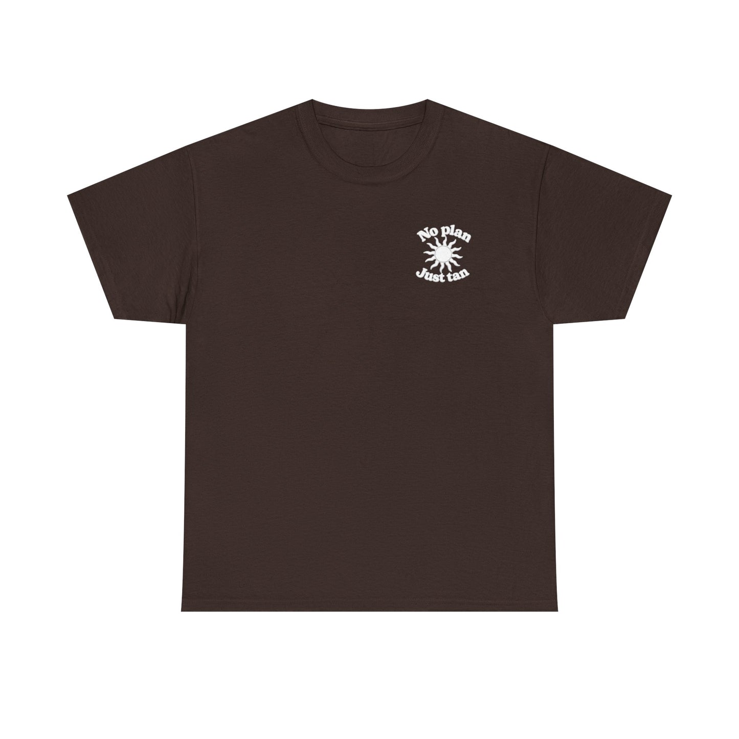 No Plan. Just Tan. | Beach & Lake Life Graphic T-Shirt
