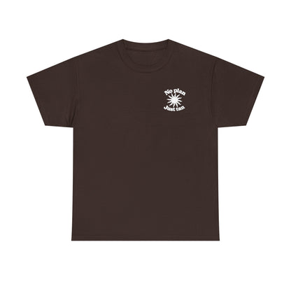 No Plan. Just Tan. | Beach & Lake Life Graphic T-Shirt