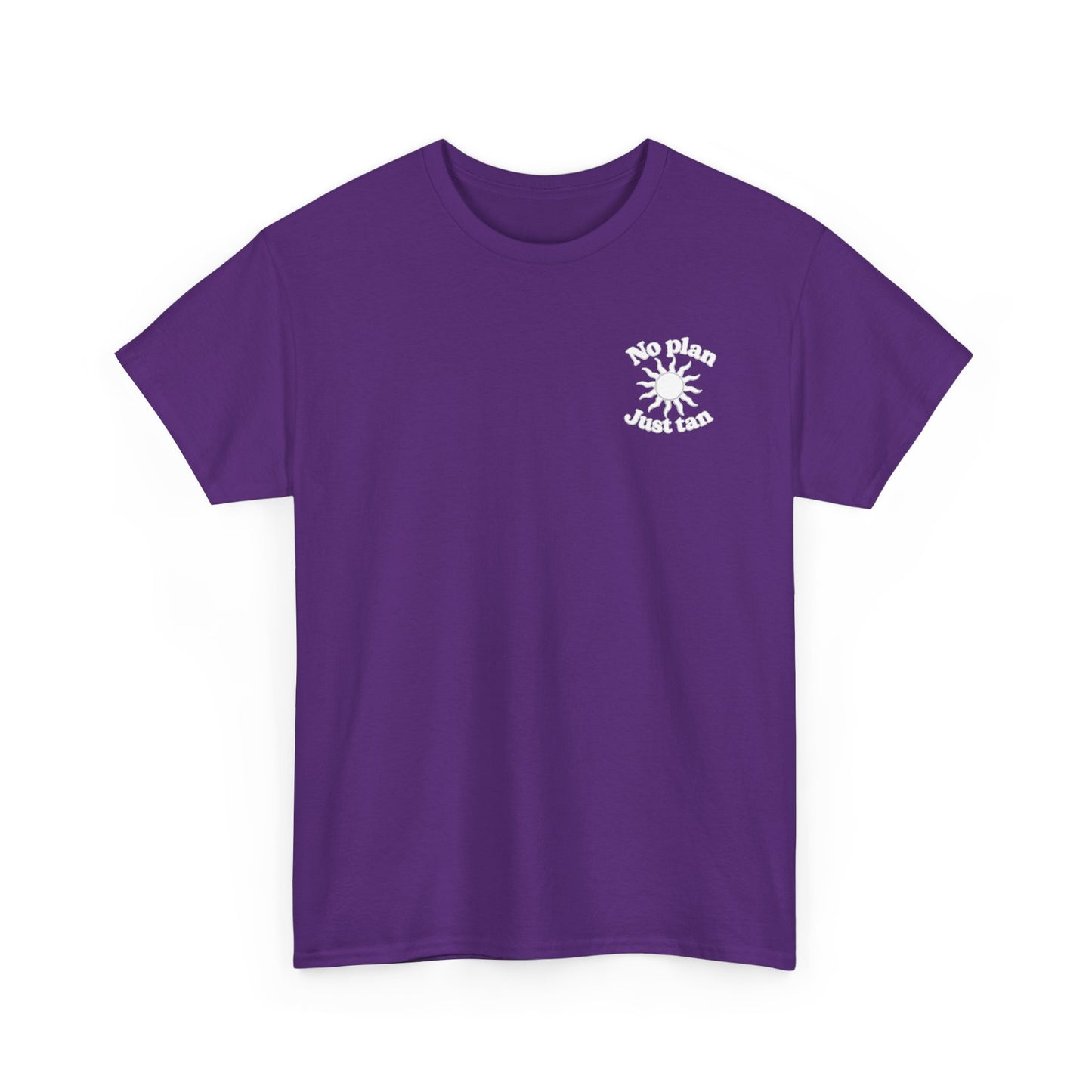 No Plan. Just Tan. | Beach & Lake Life Graphic T-Shirt