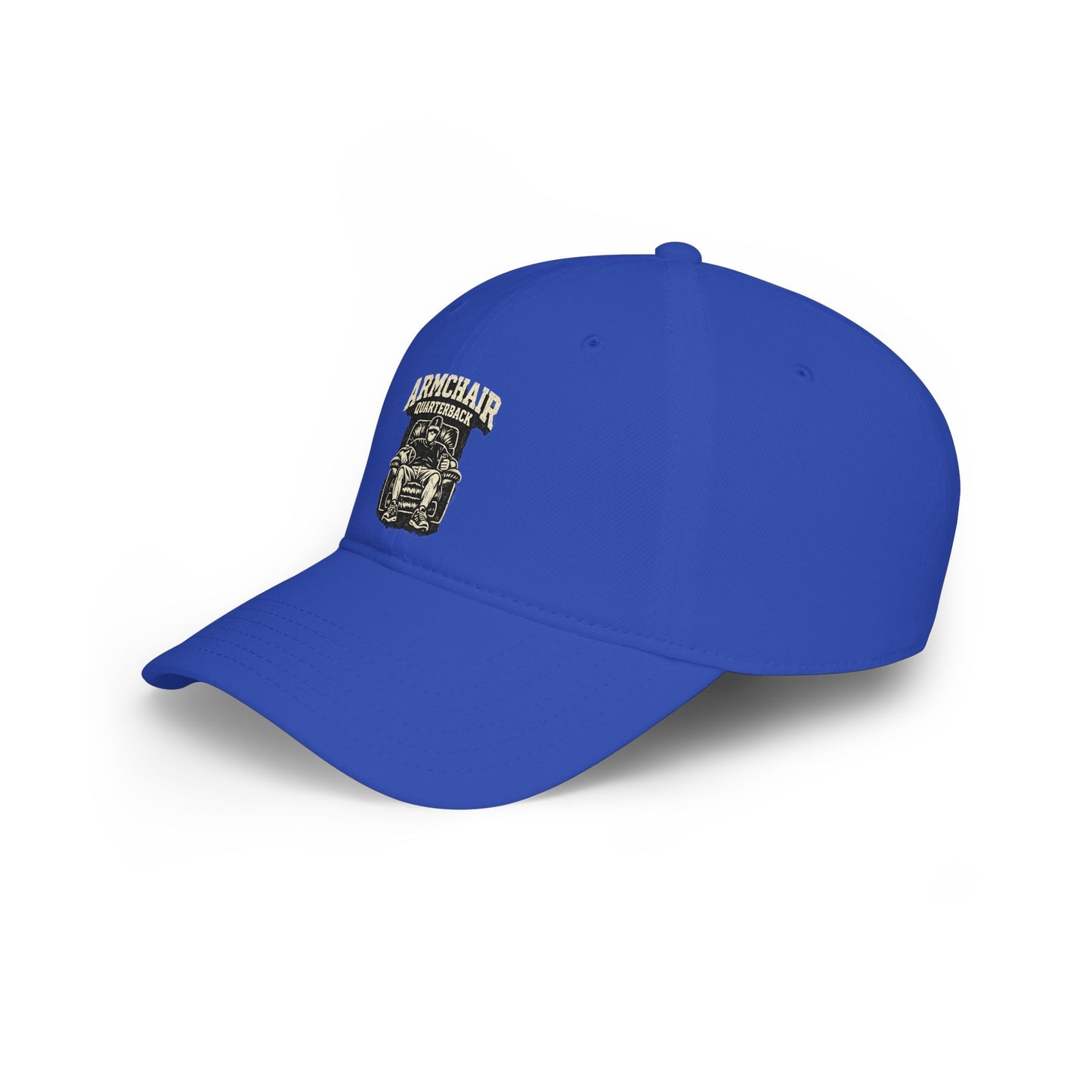 Armchair Quarterback Low Profile Baseball Cap | Football Fan Hat