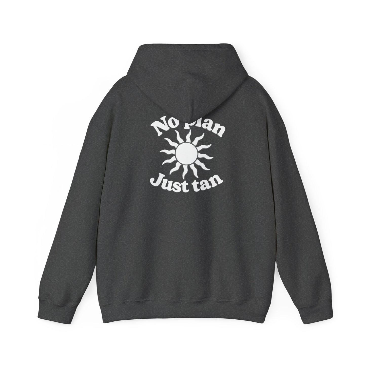 No Plans. Just Tan. Hoodie | Beach Graphic Pullover Hoodie