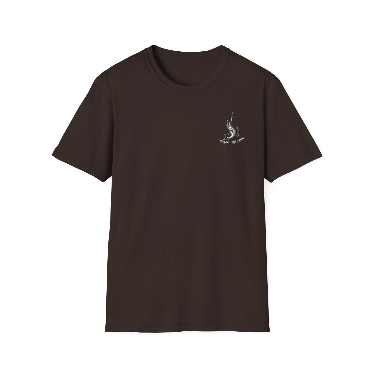 No Plans. Just Fishing. T-Shirt | Chest Logo Edition