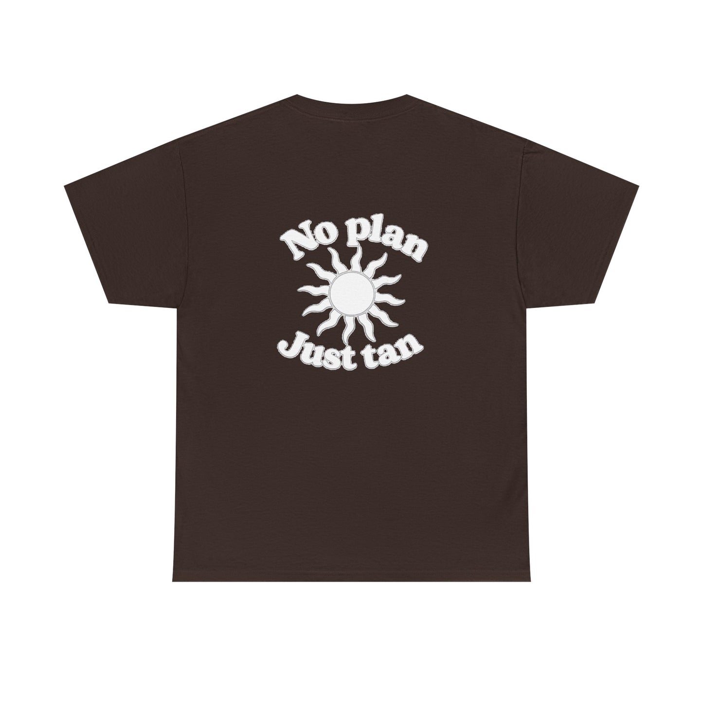 No Plan. Just Tan. | Beach & Lake Life Graphic T-Shirt