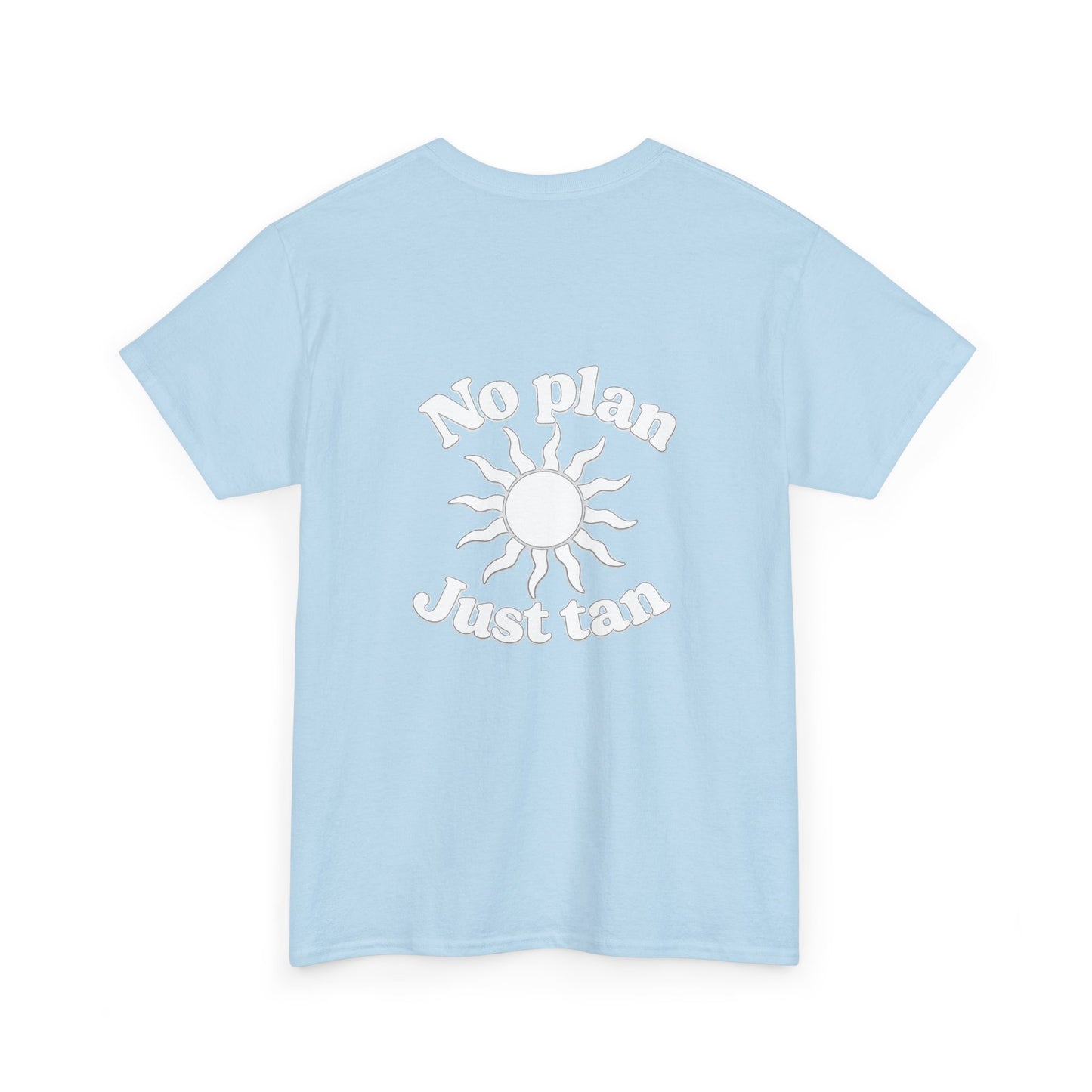 No Plan. Just Tan. | Beach & Lake Life Graphic T-Shirt