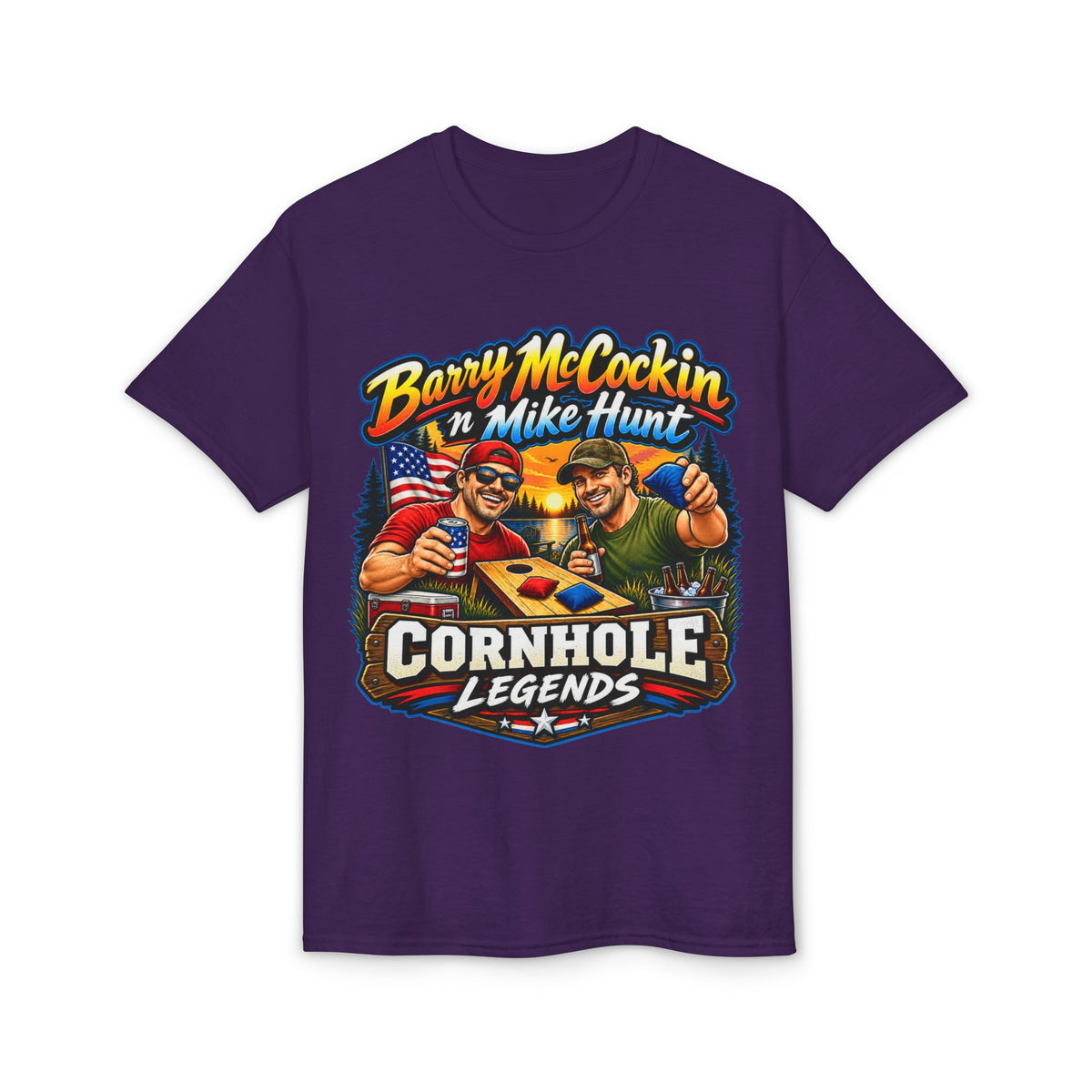 Barry McCockin ’n Mike Hunt | Cornhole Legends T-Shirt